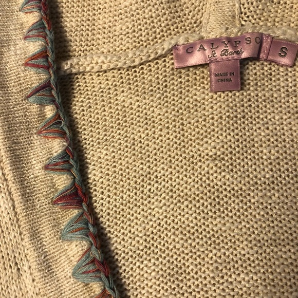 Calypso st. Barth knit, tasseled hoody. - Picture 7 of 8